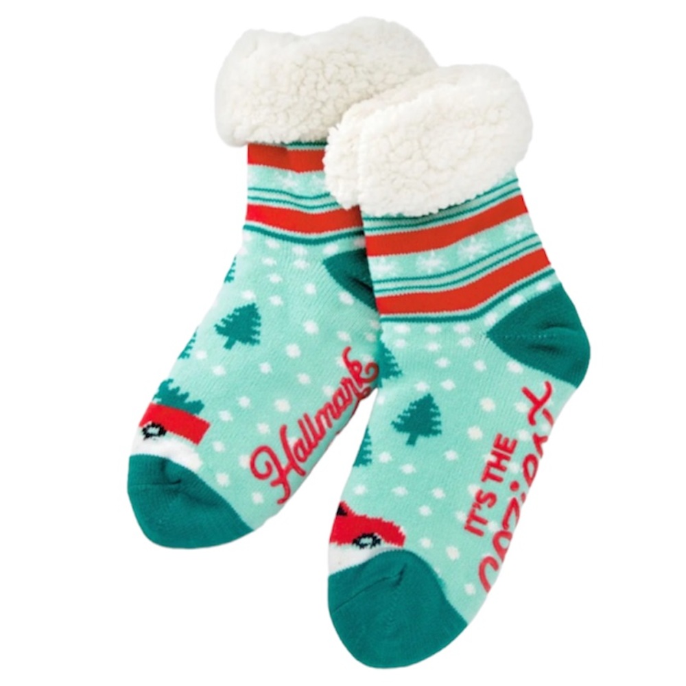 Hallmark Faux Fur Lined Socks